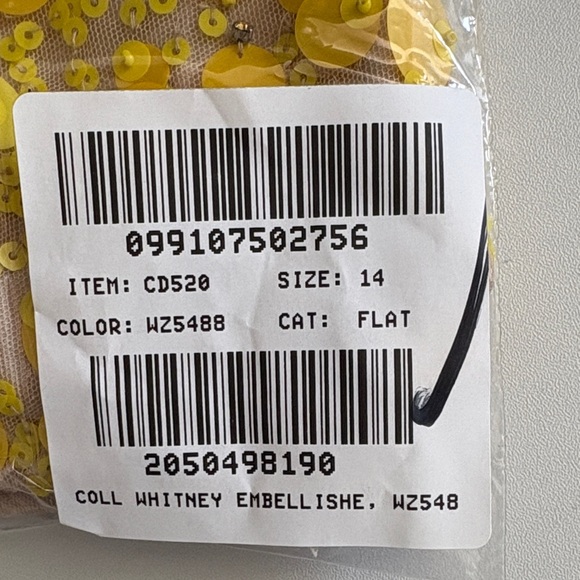 J Crew Collection sequin-embellished‎ bra top Size 14 Yellow - Picture 4 of 7